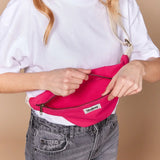 Hindbag - OLIVIA Bauchtasche | Holi Fuchsia Pink - ROSA ECK - Pink, ,