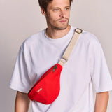 Hindbag - OLIVIA Bauchtasche • Karminrot - ROSA ECK
