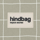 Hindbag - OLIVIA Bauchtasche • Karo Lehmgrün / Weiß - Bauchtasche - ROSA ECK