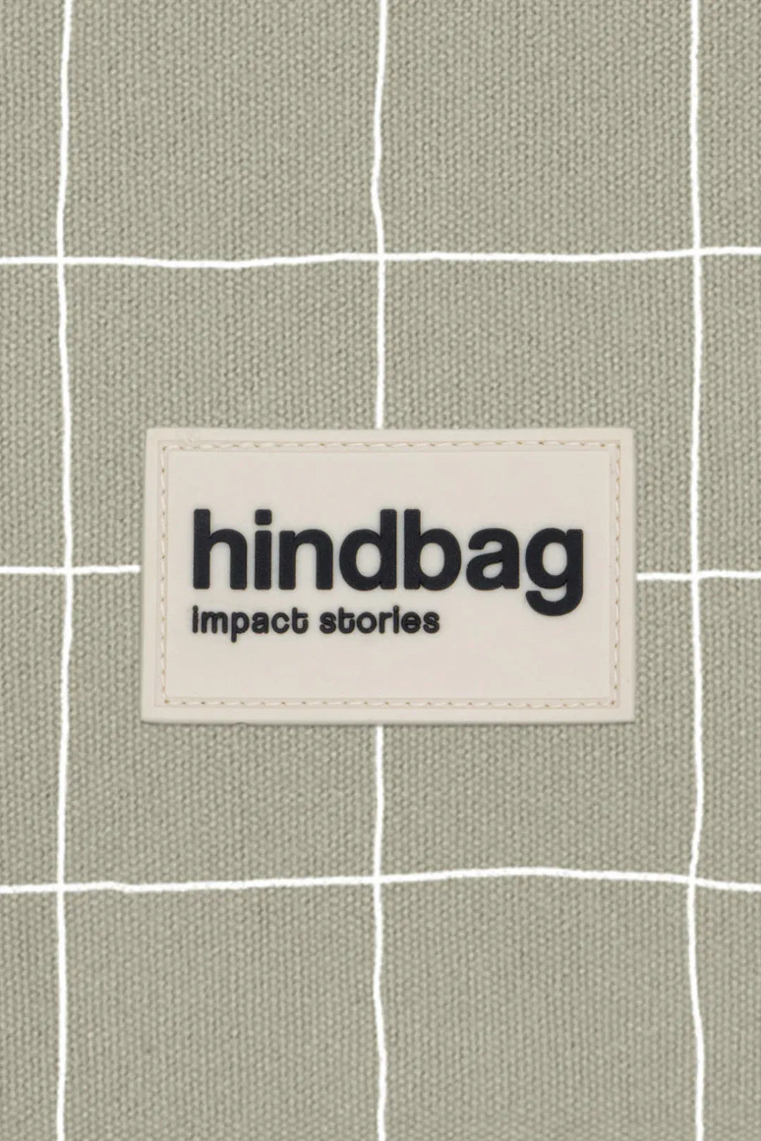 Hindbag - OLIVIA Bauchtasche • Karo Lehmgrün / Weiß - Bauchtasche - ROSA ECK