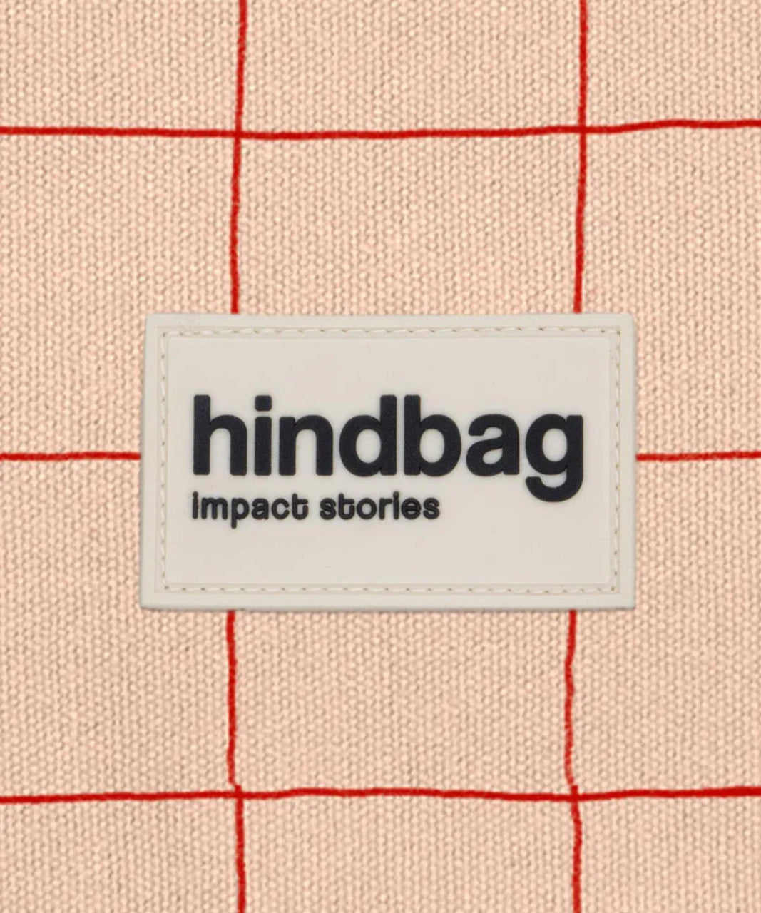 Hindbag - OLIVIA Bauchtasche • Karo Rosé / Rot - Bauchtasche - ROSA ECK