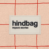 Hindbag - OLIVIA Bauchtasche • Karo Rosé / Rot - Bauchtasche - ROSA ECK