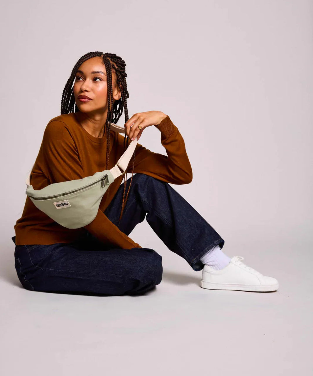Hindbag - OLIVIA Bauchtasche • Lehmgrün - Bauchtasche - ROSA ECK