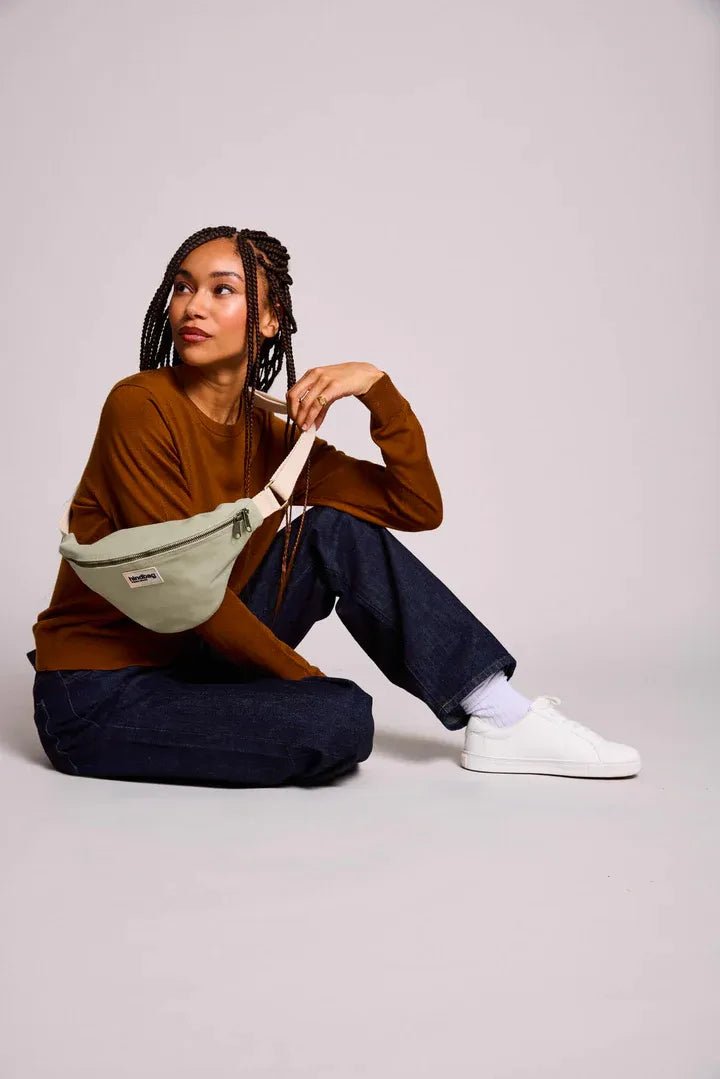 Hindbag - OLIVIA Bauchtasche • Lehmgrün - Bauchtasche - ROSA ECK