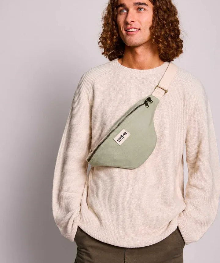 Hindbag - OLIVIA Bauchtasche • Lehmgrün - Bauchtasche - ROSA ECK