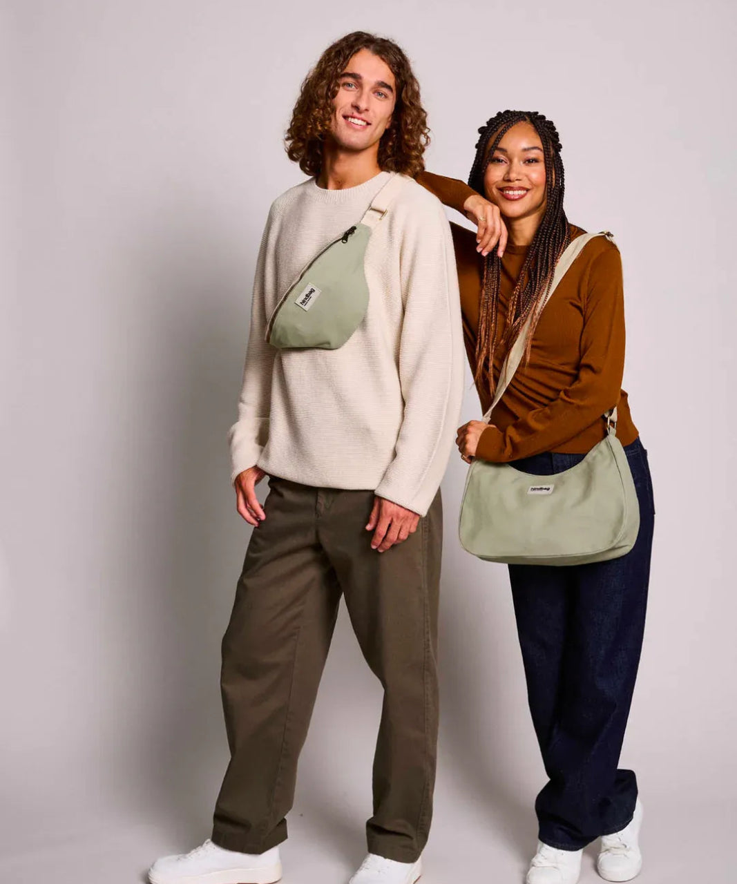 Hindbag - OLIVIA Bauchtasche • Lehmgrün - Bauchtasche - ROSA ECK