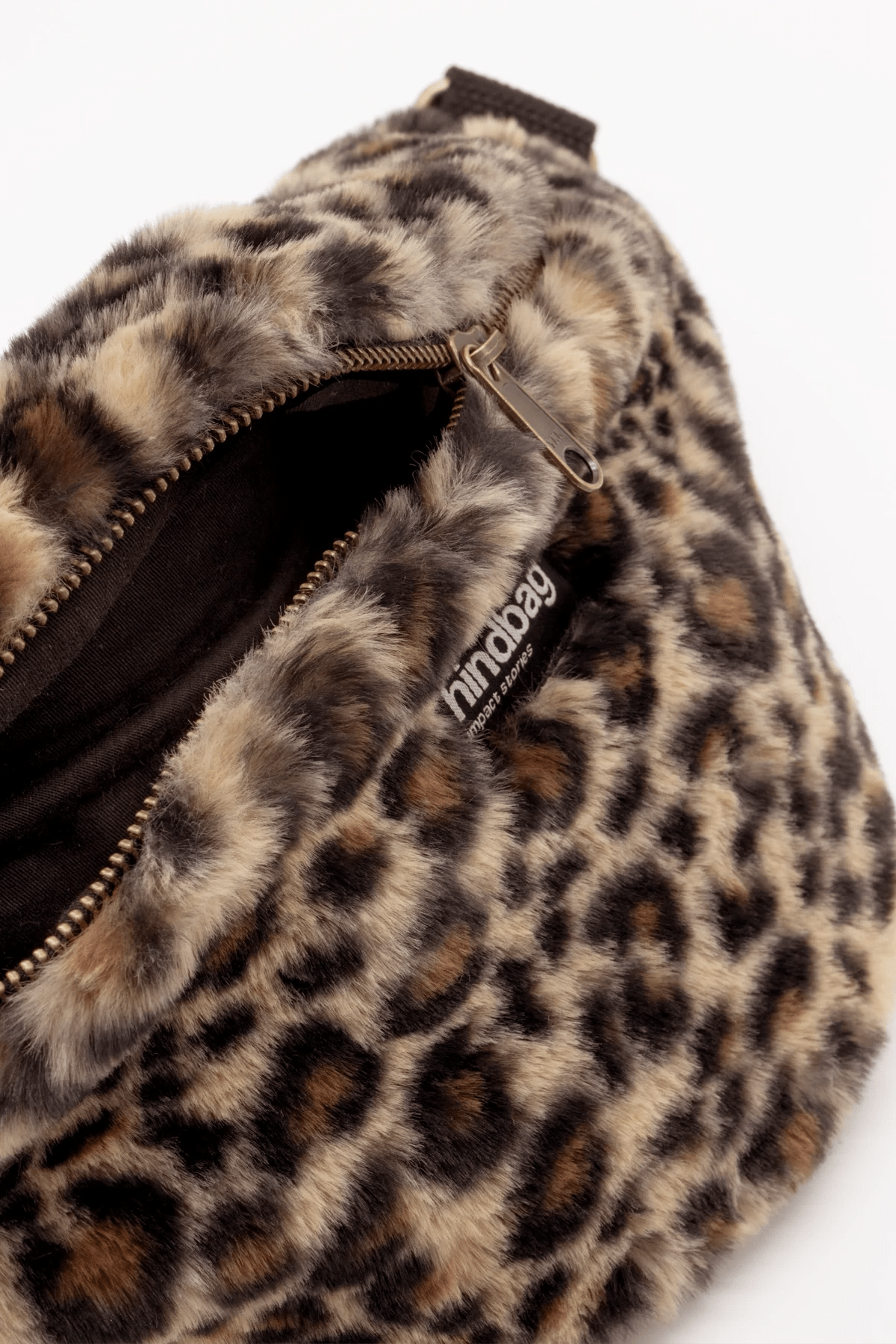 Hindbag - OLIVIA Bauchtasche | Leopard Kunstpelz - ROSA ECK - , ,