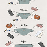 Hindbag - OLIVIA Bauchtasche | Olive Grün - ROSA ECK - Grün, ,