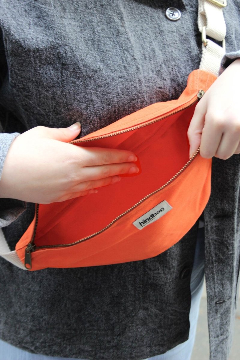 Hindbag - OLIVIA Bauchtasche Orange - ROSA ECK - Holi orange, ,