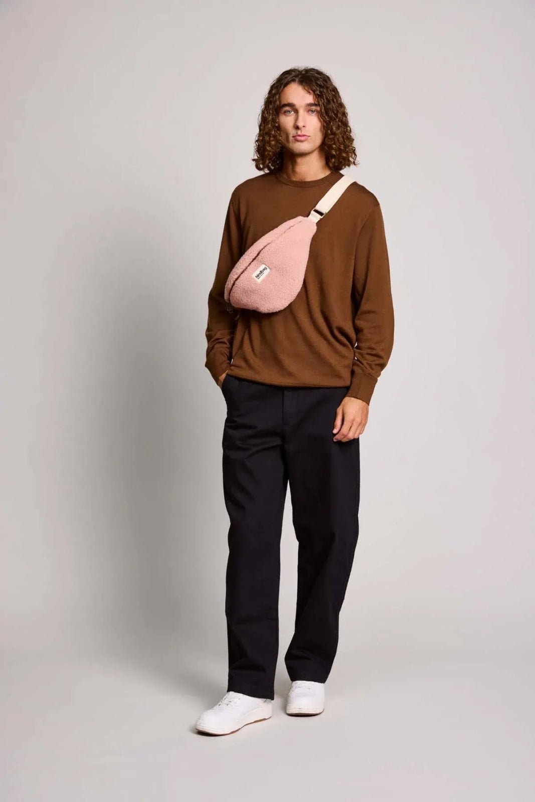 Hindbag - OLIVIA Bauchtasche • Teddy Altrosa - Bauchtasche - ROSA ECK