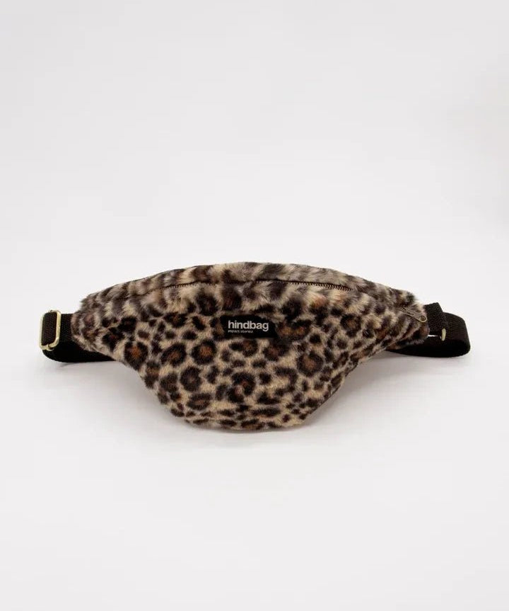 Hindbag - OLIVIA Bauchtasche • Teddy Leopard - Bauchtasche - ROSA ECK
