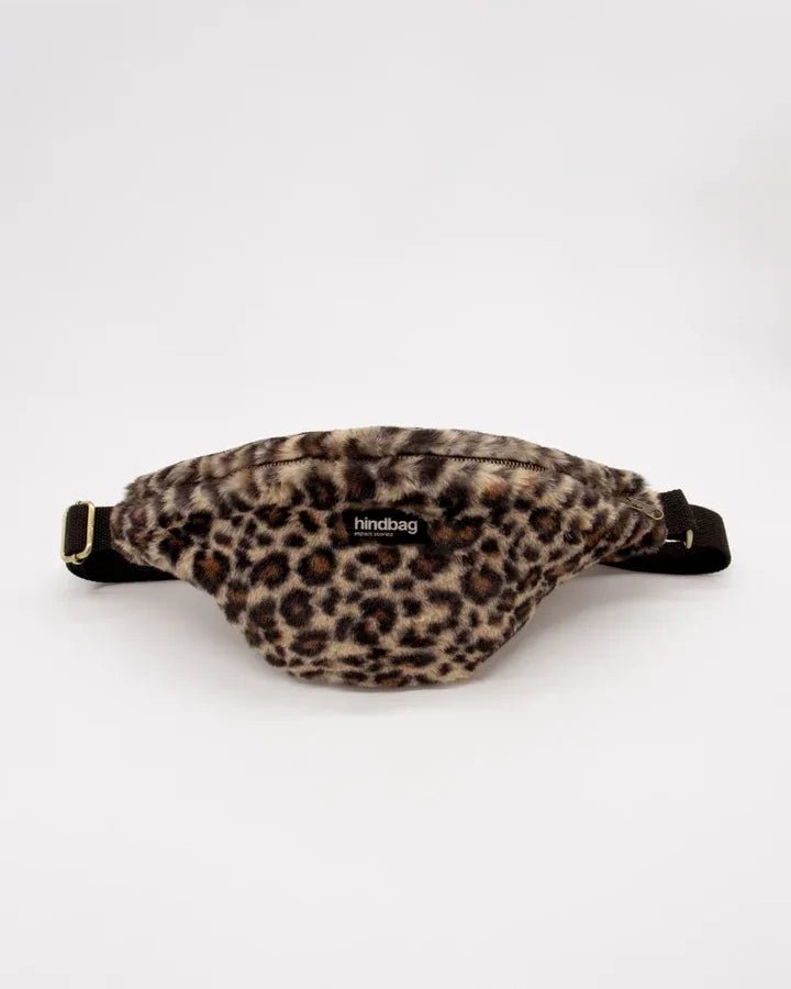 Hindbag - OLIVIA Bauchtasche • Teddy Leopard - Bauchtasche - ROSA ECK