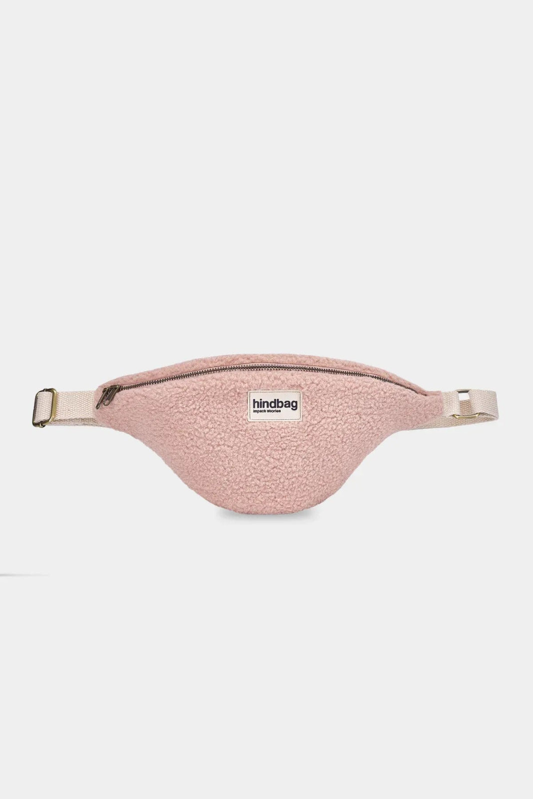 Hindbag - OLIVIA Bauchtasche • Teddy Rosa - Bauchtasche - ROSA ECK