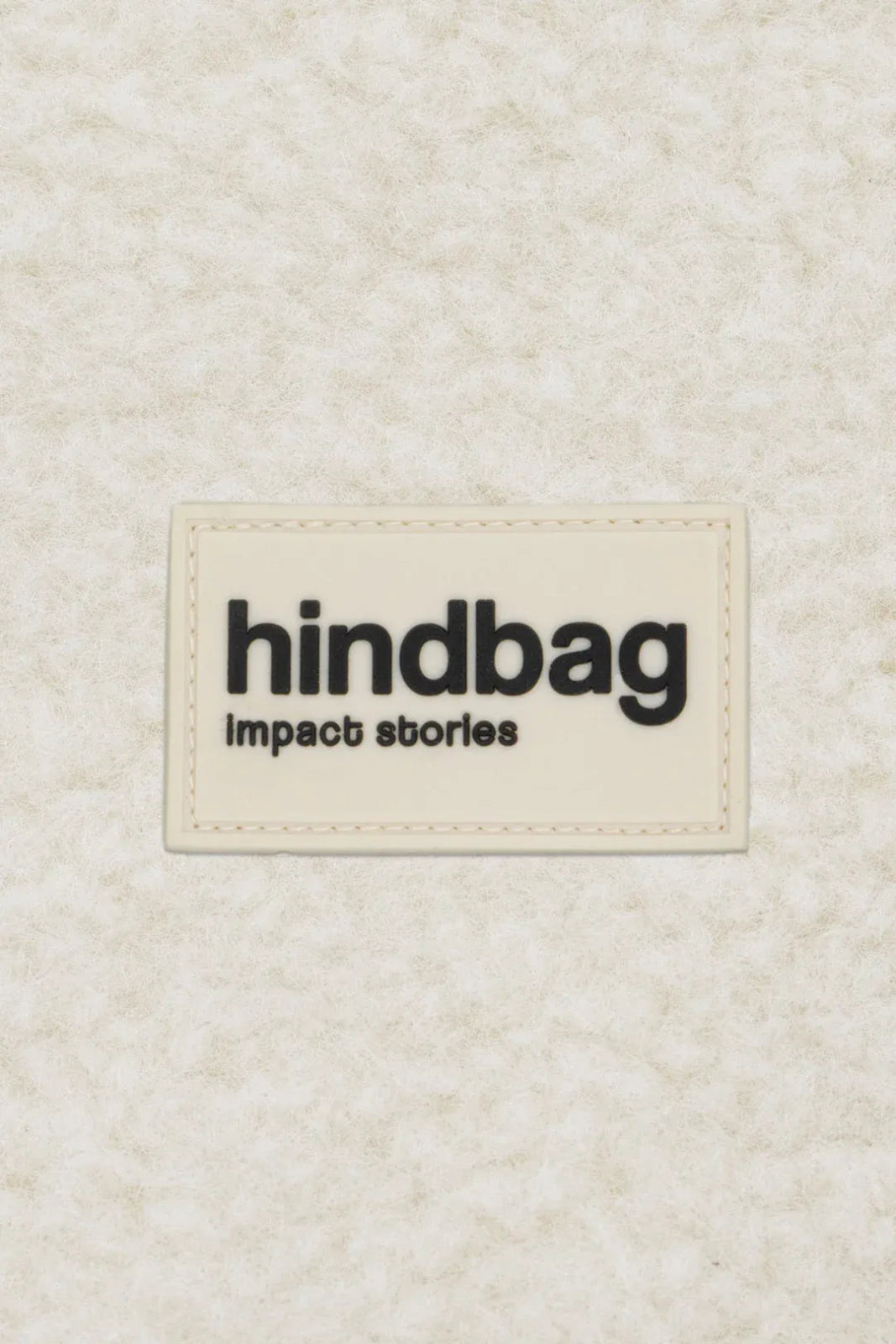 Hindbag - OLIVIA Bauchtasche • Teddy Weiß - Bauchtasche - ROSA ECK