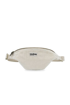 Hindbag - OLIVIA Bauchtasche | Velours Cord Weiß - ROSA ECK - Weiß, ,
