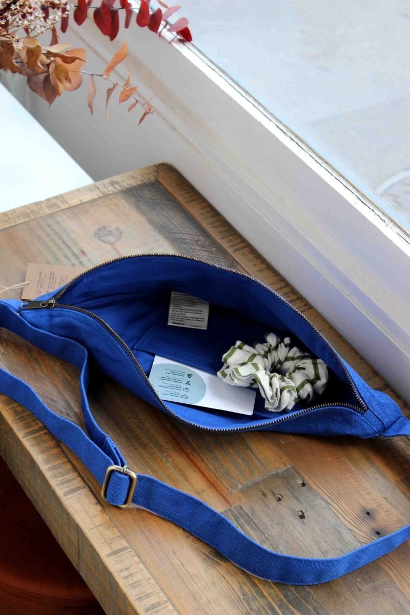 Hindbag - SASHA Bauchtasche Blau - ROSA ECK - Blau, Bleu électrique,