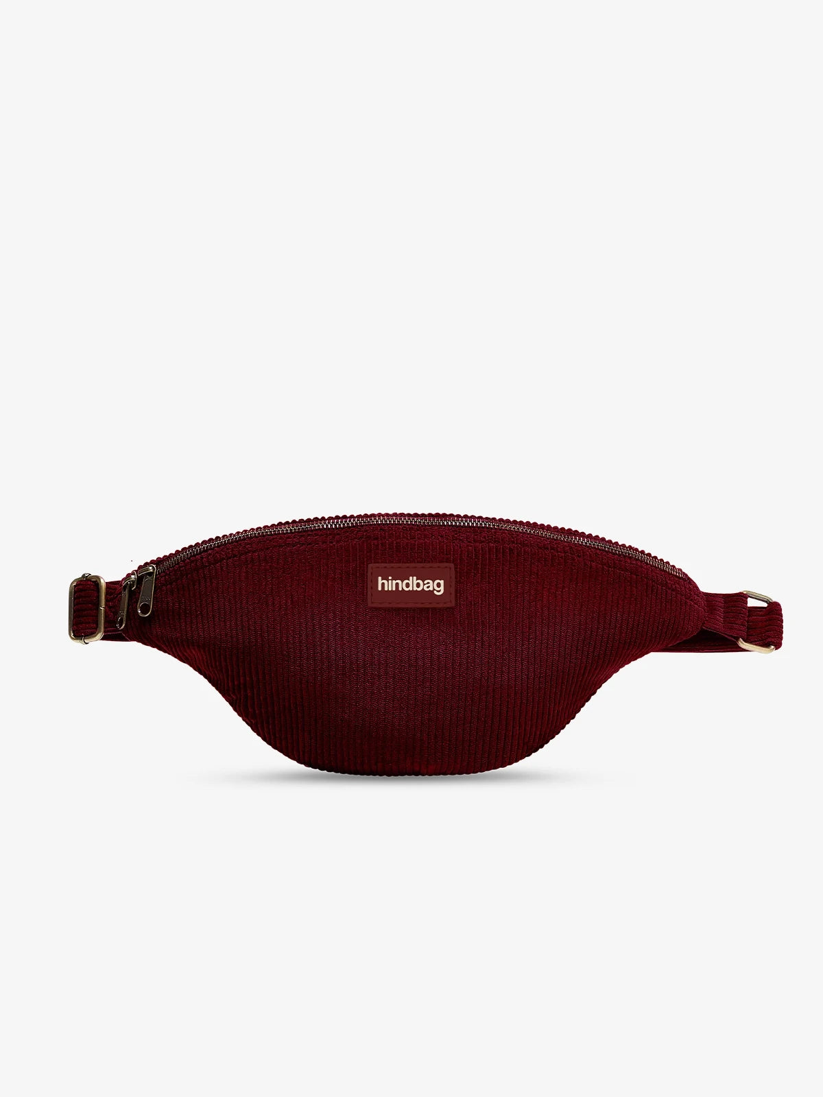 SASHA Bauchtasche • Cord Bordeauxrot