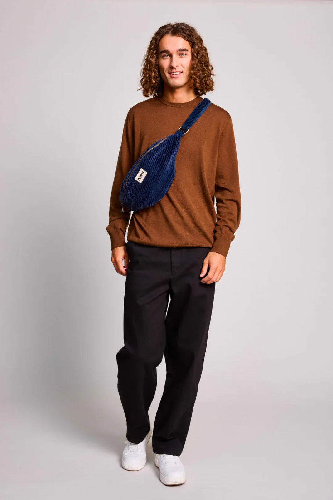 Hindbag - SASHA Bauchtasche • Cord Marineblau - Bauchtasche - ROSA ECK