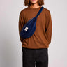 Hindbag - SASHA Bauchtasche • Cord Marineblau - Bauchtasche - ROSA ECK