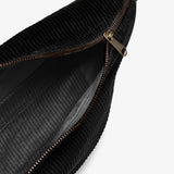 Hindbag - SASHA Bauchtasche • Cord Schwarz - ROSA ECK