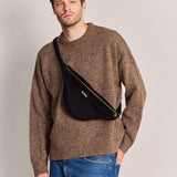 Hindbag - SASHA Bauchtasche • Cord Schwarz - ROSA ECK