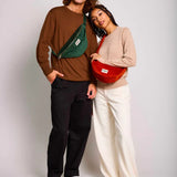 Hindbag - SASHA Bauchtasche • Cord Tannengrün - Bauchtasche - ROSA ECK