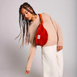 Hindbag - SASHA Bauchtasche • Cord Ziegelrot - Bauchtasche - ROSA ECK
