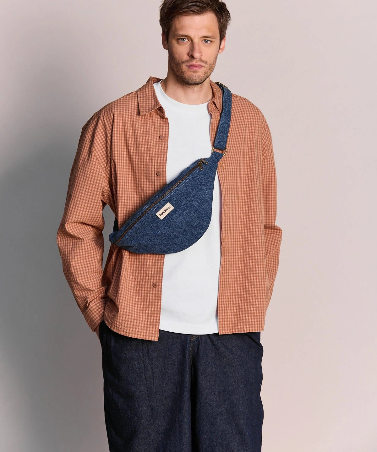 Hindbag - SASHA Bauchtasche • Denim Dunkelblau - ROSA ECK