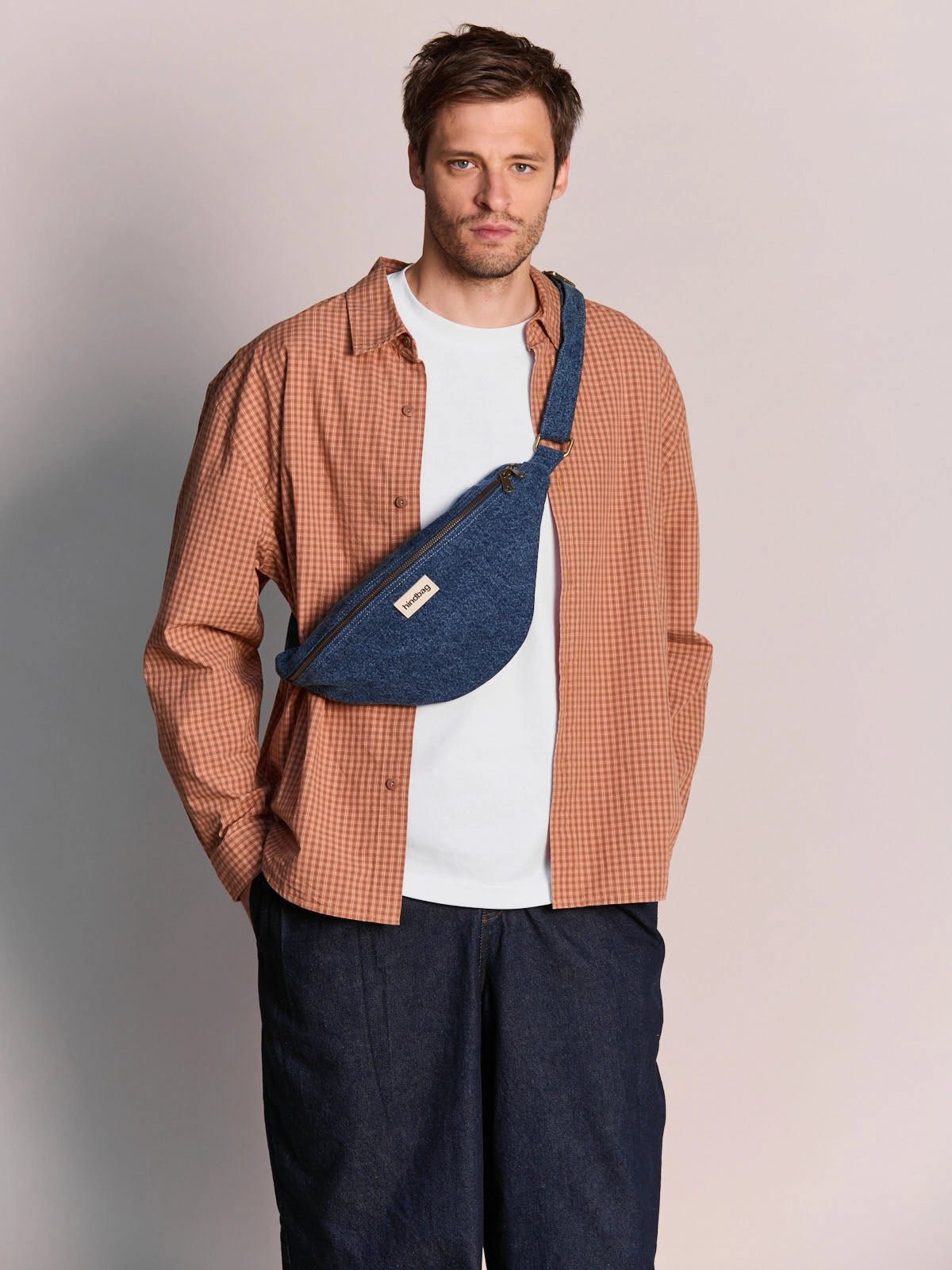 Hindbag - SASHA Bauchtasche • Denim Dunkelblau - ROSA ECK