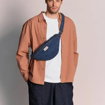 Hindbag - SASHA Bauchtasche • Denim Dunkelblau - ROSA ECK