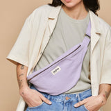 Hindbag - SASHA Bauchtasche Flieder - ROSA ECK - Flieder, Lilas,