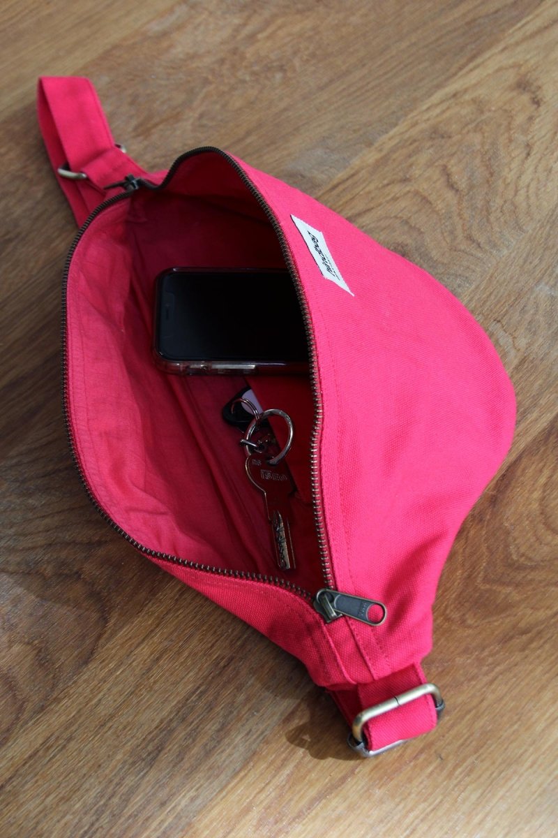 Hindbag - SASHA Bauchtasche Fuchsia - ROSA ECK