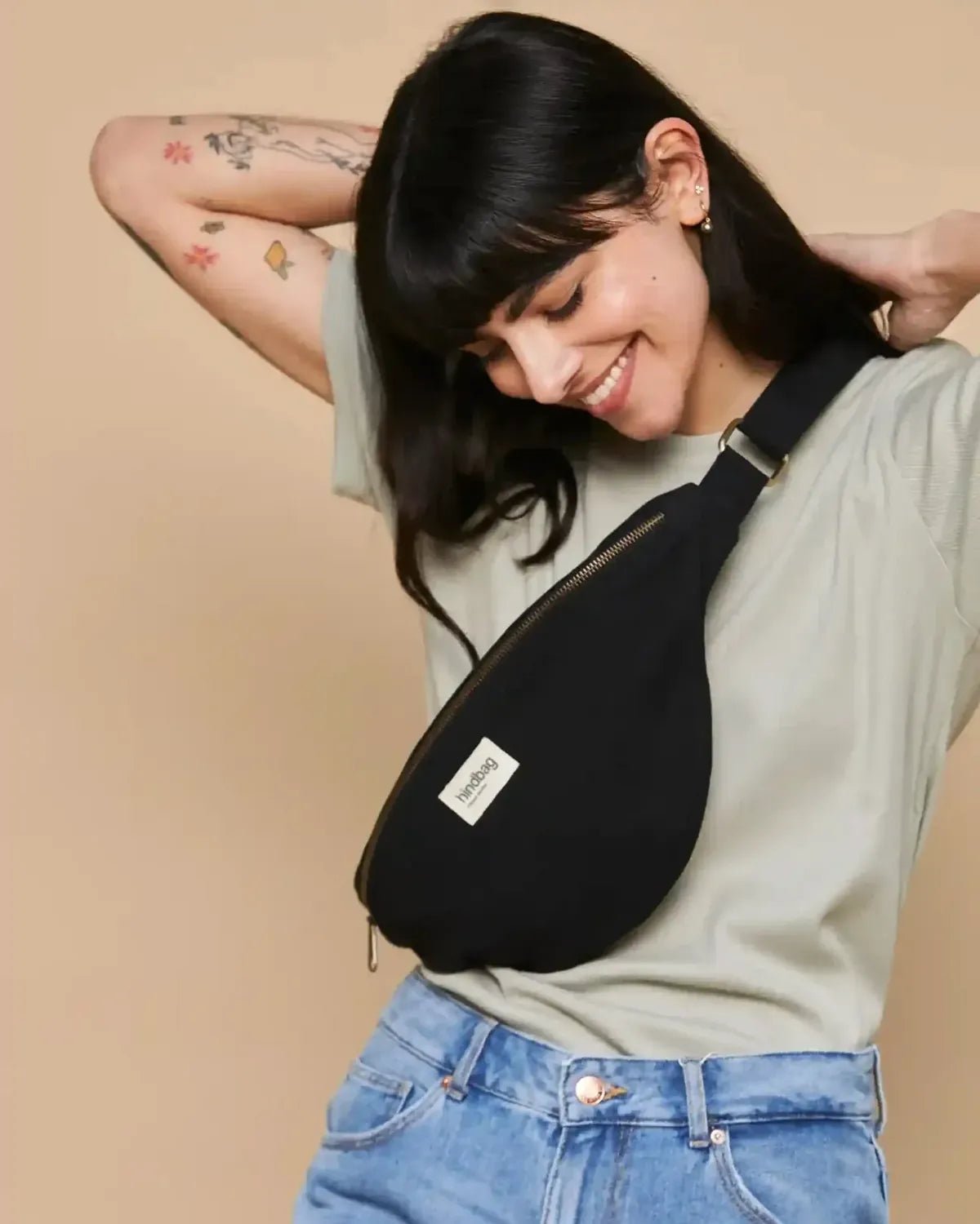 Hindbag - SASHA Bauchtasche | Schwarz - Bauchtasche - ROSA ECK Concept Store
