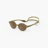 IZIPIZI - d BABY Kinder - Sonnenbrille (0–3 Jahre) • Glossy Kaki - ROSA ECK
