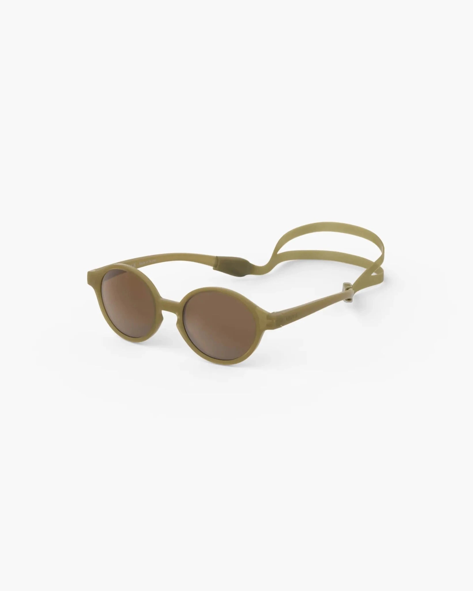 IZIPIZI - d BABY Kinder - Sonnenbrille (0–3 Jahre) • Glossy Kaki - ROSA ECK