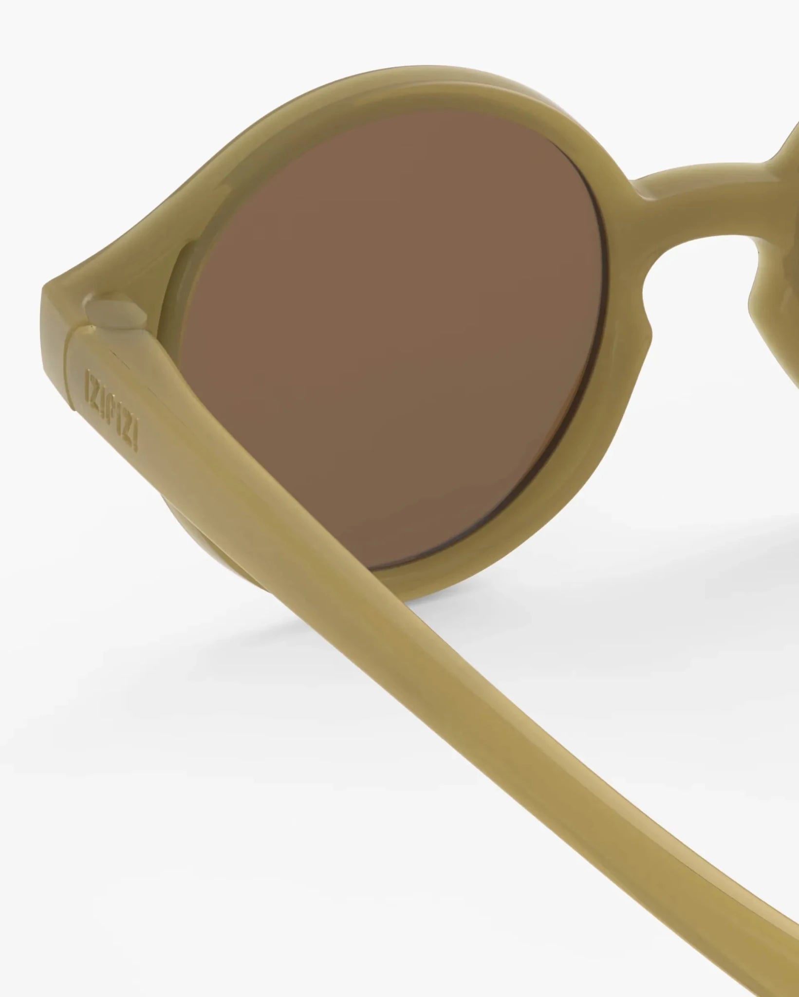 IZIPIZI - d BABY Kinder - Sonnenbrille (0–3 Jahre) • Glossy Kaki - ROSA ECK