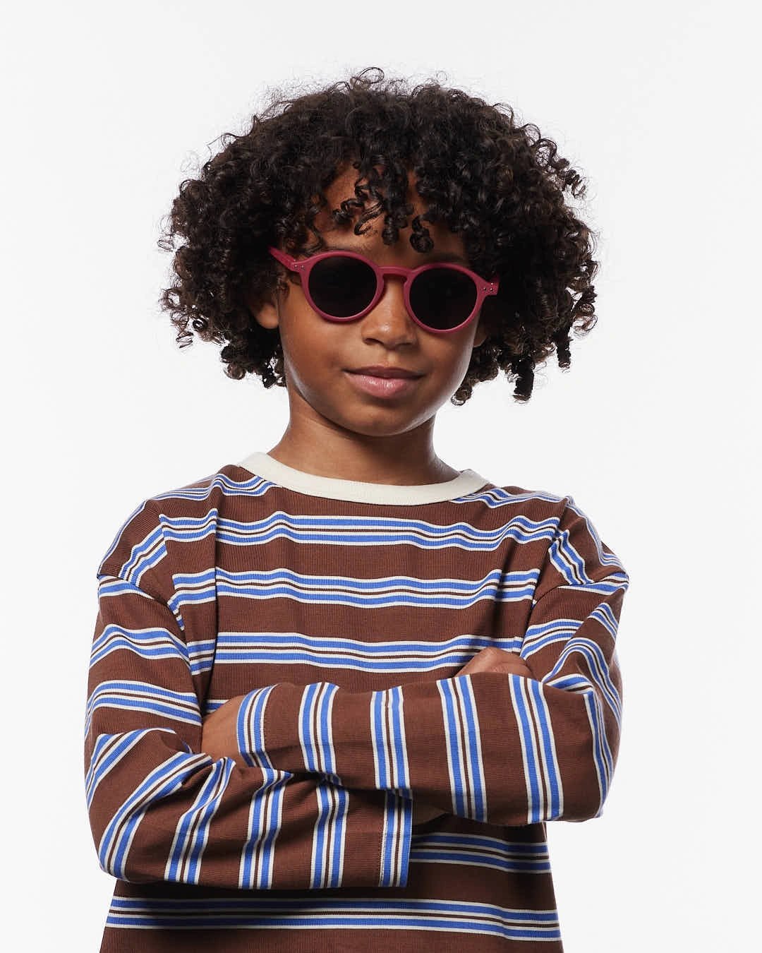 IZIPIZI - d KIDS Kinder-Sonnenbrille (3–5 Jahre) • Cranberry - ROSA ECK