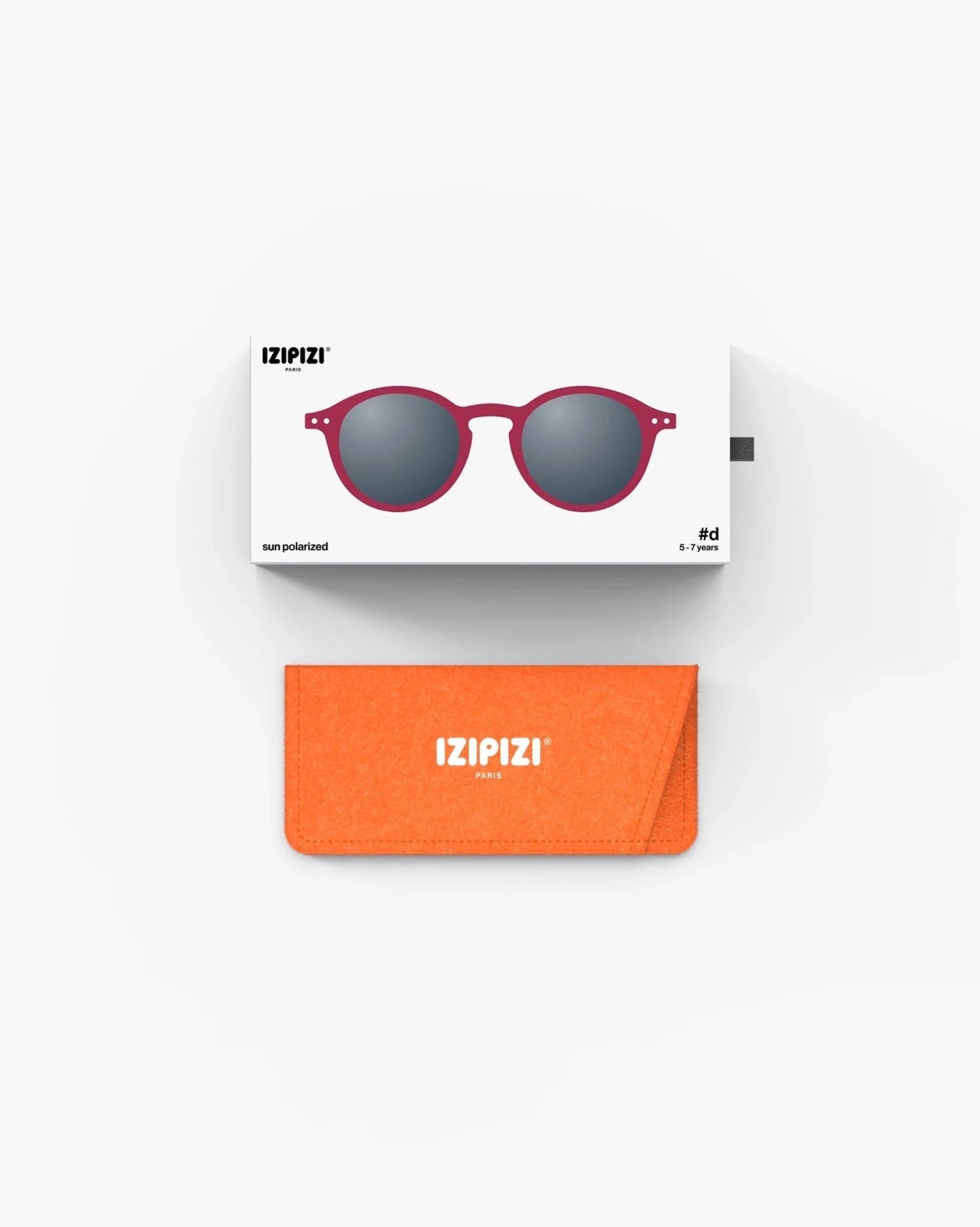 IZIPIZI - d KIDS Kinder-Sonnenbrille (3–5 Jahre) • Cranberry - ROSA ECK