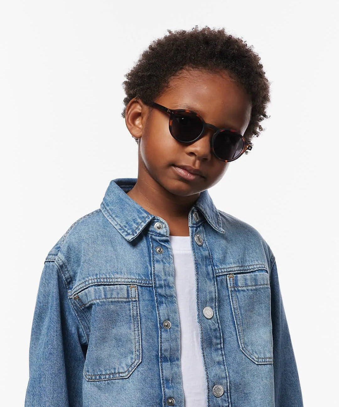 IZIPIZI - d KIDS Kinder - Sonnenbrille (3–5 Jahre) • Tortoise - ROSA ECK