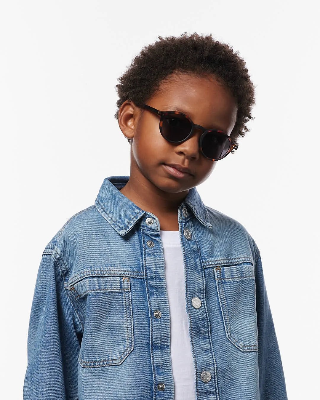 IZIPIZI - d KIDS Kinder - Sonnenbrille (3–5 Jahre) • Tortoise - ROSA ECK