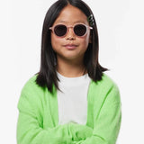 IZIPIZI - d KIDS Kinder - Sonnenbrille (7 - 11 Jahre) • Pink Snow - ROSA ECK