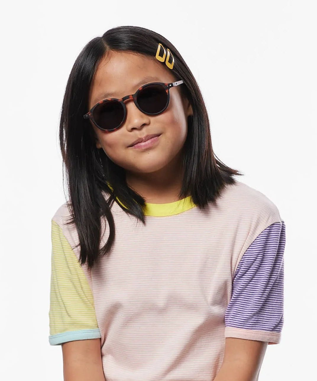 IZIPIZI - d KIDS Kinder - Sonnenbrille (7 - 11 Jahre) • Tortoise - ROSA ECK