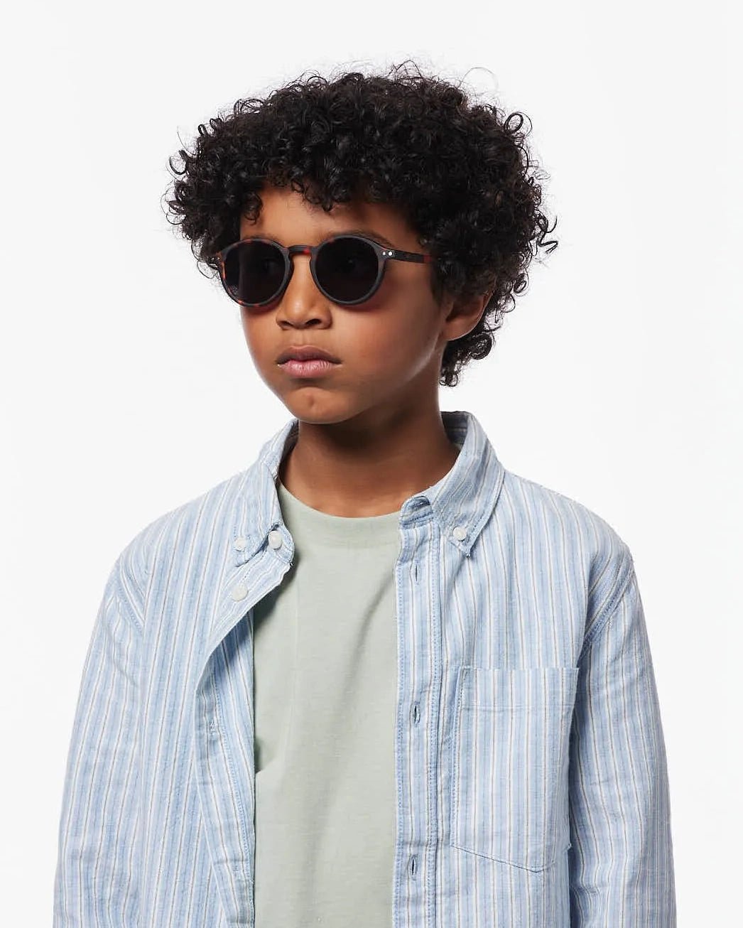 IZIPIZI - d KIDS Kinder - Sonnenbrille (7 - 11 Jahre) • Tortoise - ROSA ECK