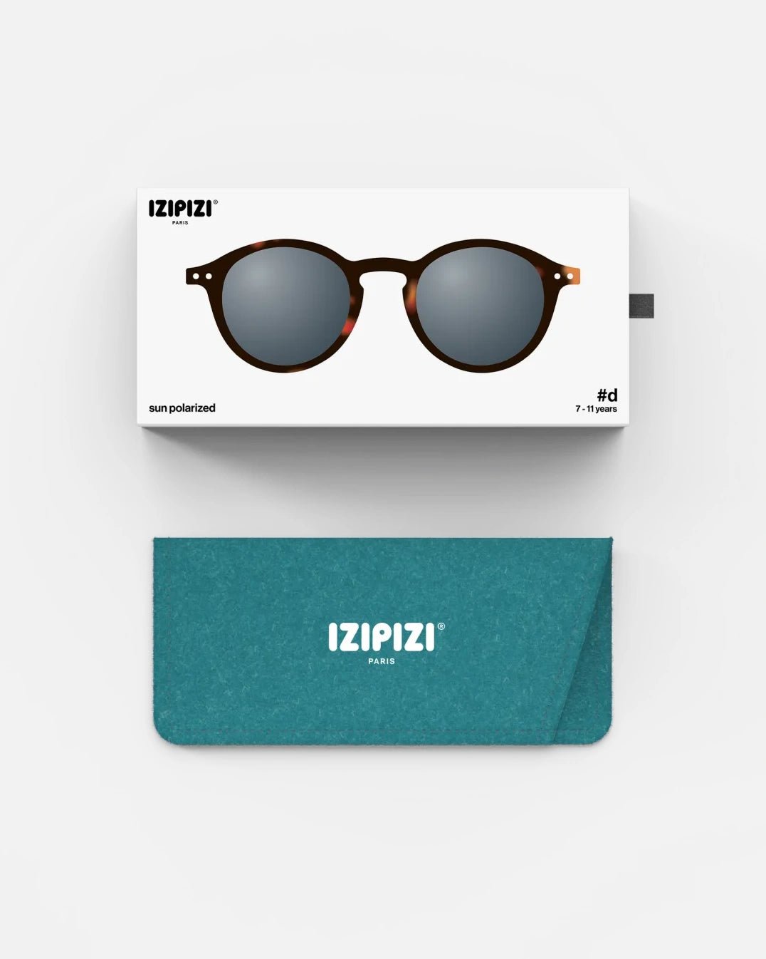 IZIPIZI - d KIDS Kinder - Sonnenbrille (7 - 11 Jahre) • Tortoise - ROSA ECK