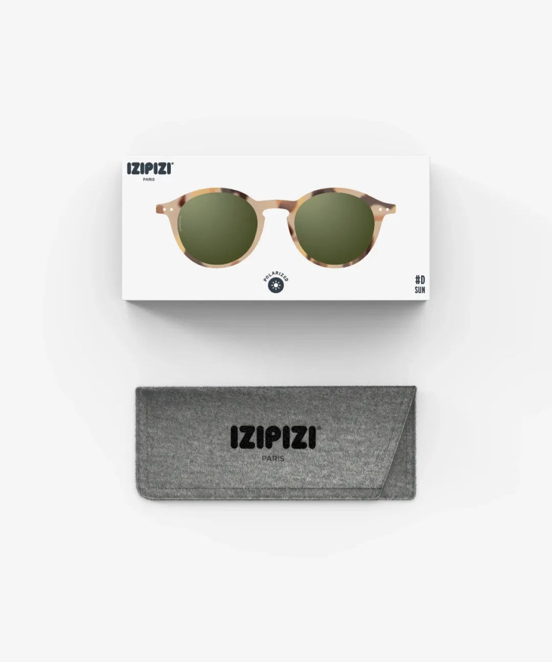 IZIPIZI - D SUN Sonnenbrille • Light Tortoise Polarized - Sonnenbrille - ROSA ECK Concept Store