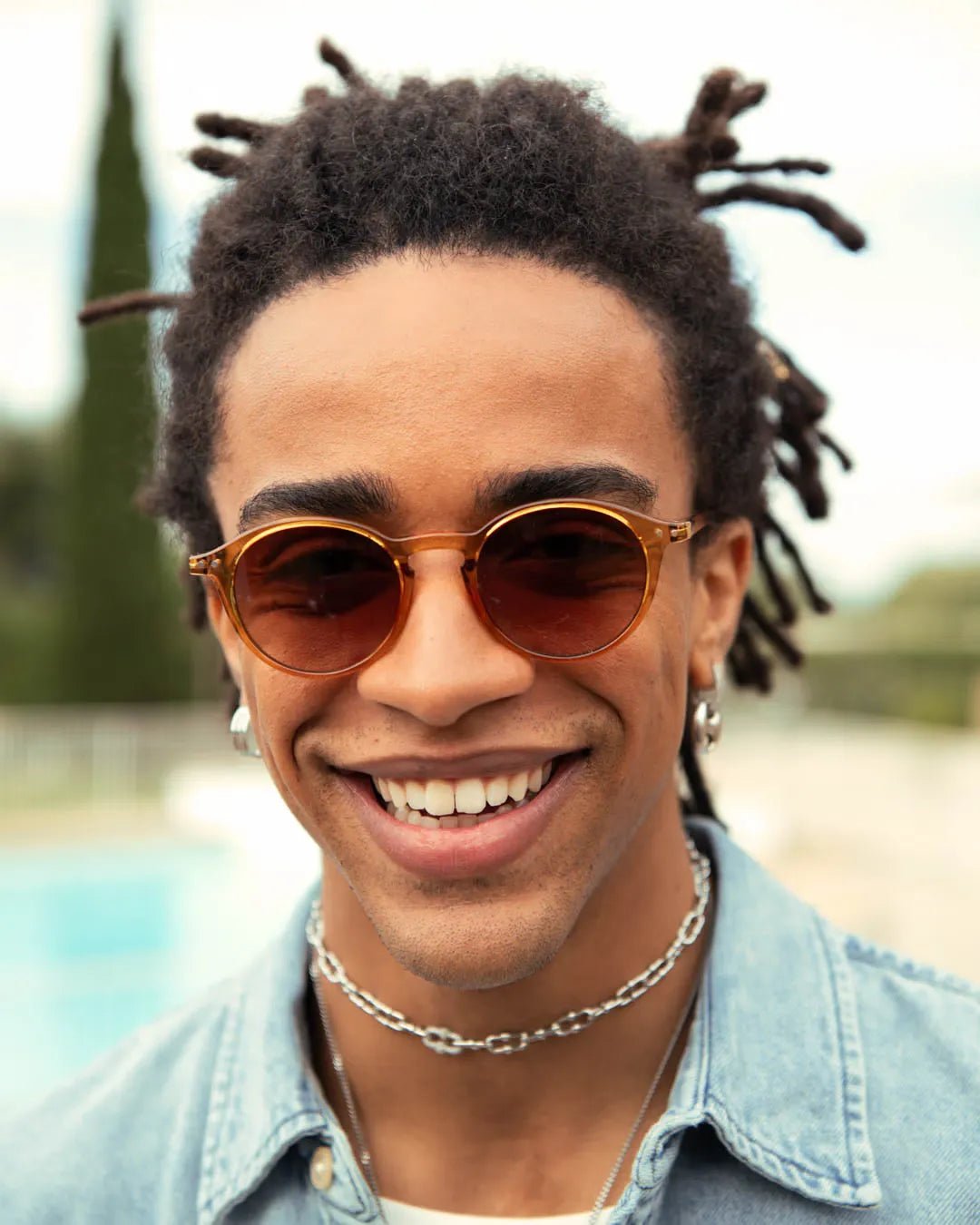 IZIPIZI - D SUN Sonnenbrille (Polarisiert) • Golden Canyon - ROSA ECK