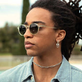 IZIPIZI - D SUN Sonnenbrille (Polarisiert) • Green Fields - ROSA ECK