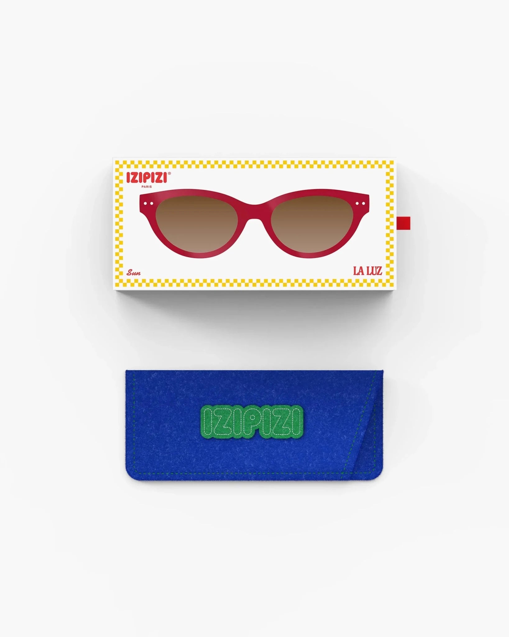 IZIPIZI - LUZ Sonnenbrille • Pomodoro - ROSA ECK