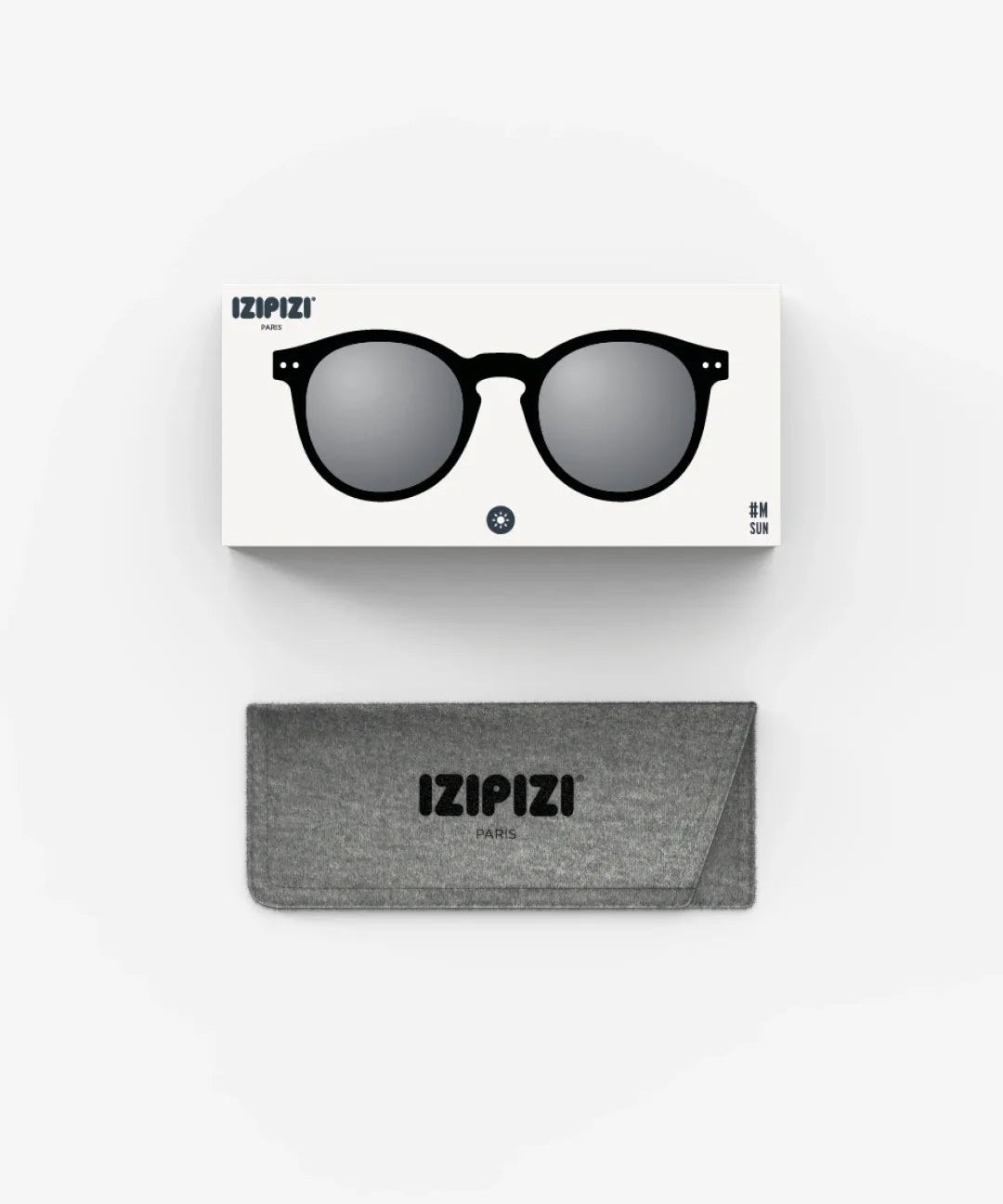 IZIPIZI - #M SUN Sonnenbrille | Black - Sonnenbrille - ROSA ECK Concept Store