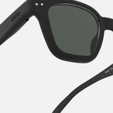 IZIPIZI - ROAD SUN Sonnenbrille • Black - ROSA ECK